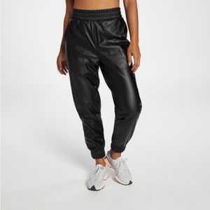 Calia Ath-Leather Joggers Size M - Black Faux Leather Joggers NWT